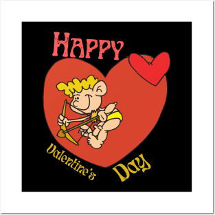 valentines day cupid funny gifts Posters and Art